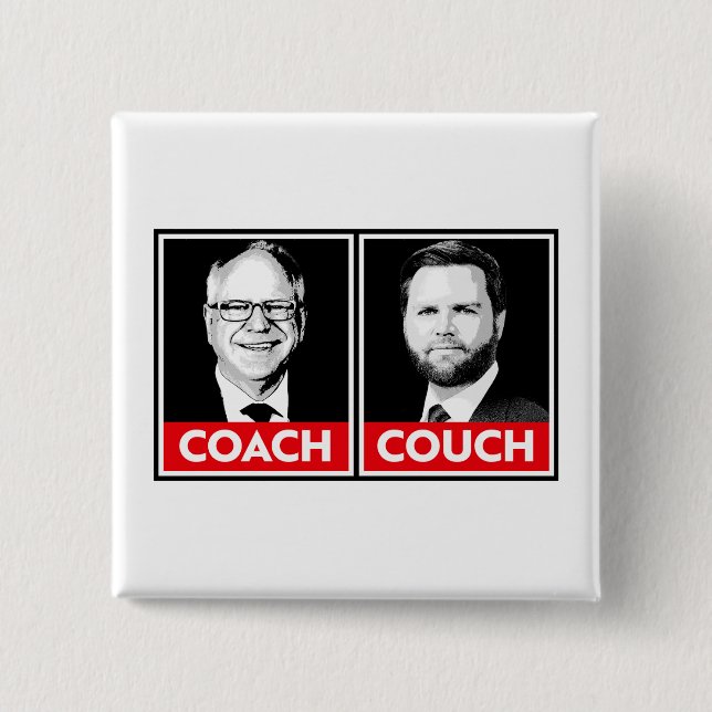 Coach vs Couch Button (Front)