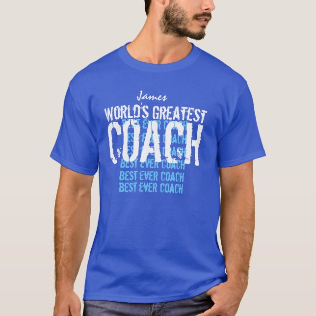 COACH World's Greatest Custom Name T-Shirt (Front)