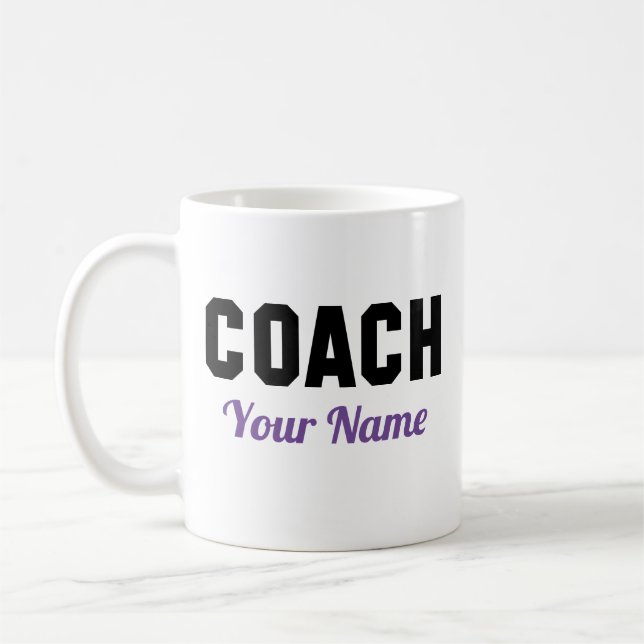 Coach Your Name Coffee Mug (Left)