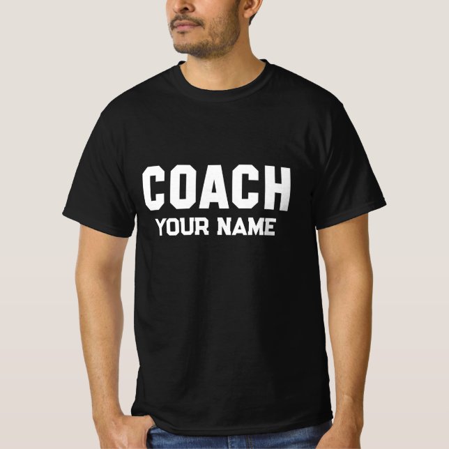 Coach Your Name T-Shirt (Front)