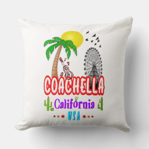 Coachella Throw Pillow