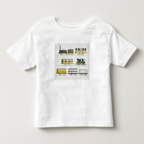 Coaches Employed on the Railway plate 7 from Liv Toddler T_shirt