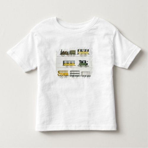 Coaches Employed on the Railway plate 7 from Liv Toddler T_shirt