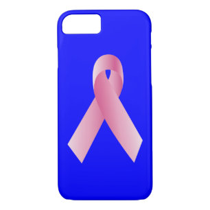 Coaches for a cause_Pink Ribbon_blue iPhone 8/7 Case