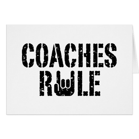 Coaches Rule (Front Horizontal)