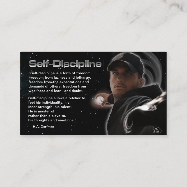 Coaching Self-Discipline Business Cards (Back)
