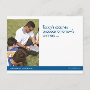 Coaching Sports Postcard