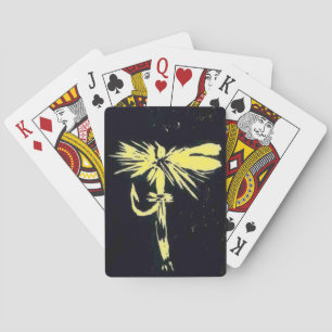 " Coachman" dry fly, fly fishing, fly tying art Poker Cards