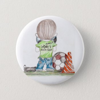Coach's Assistant Button by sonyadanielle at Zazzle