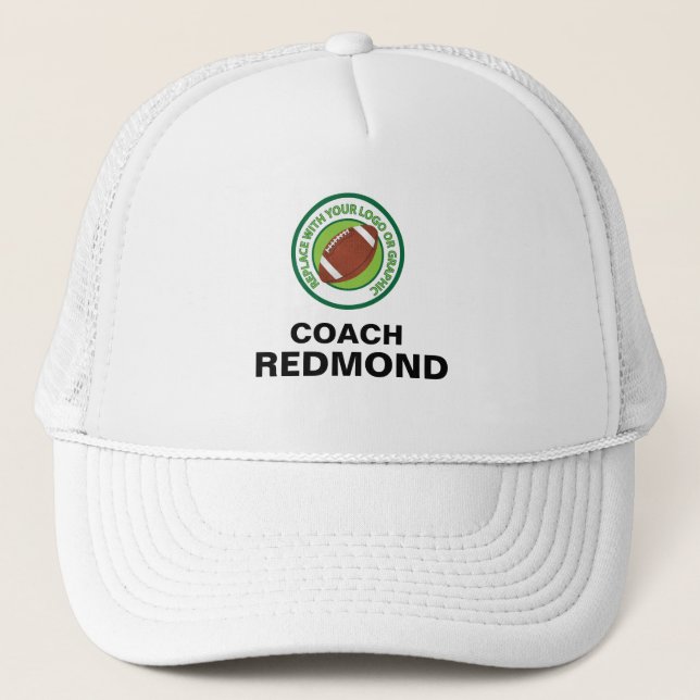 Coach's Cap With Your Logo (Front)