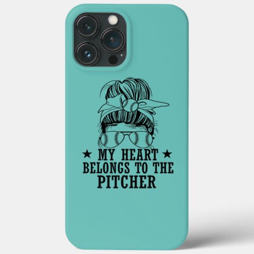 Coachs Wife Funny Baseball Player Mom Girlfriend iPhone 13 Pro Max Case