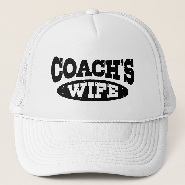 Coach's Wife Trucker Hat (Front)