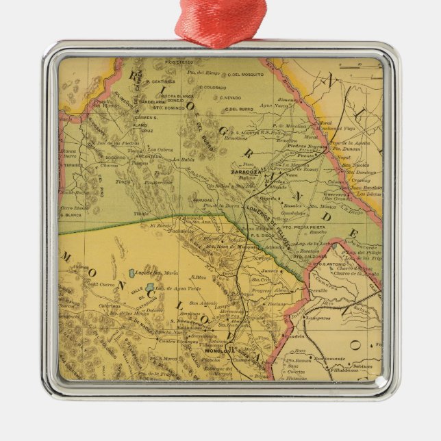Coahuila Metal Ornament (Front)