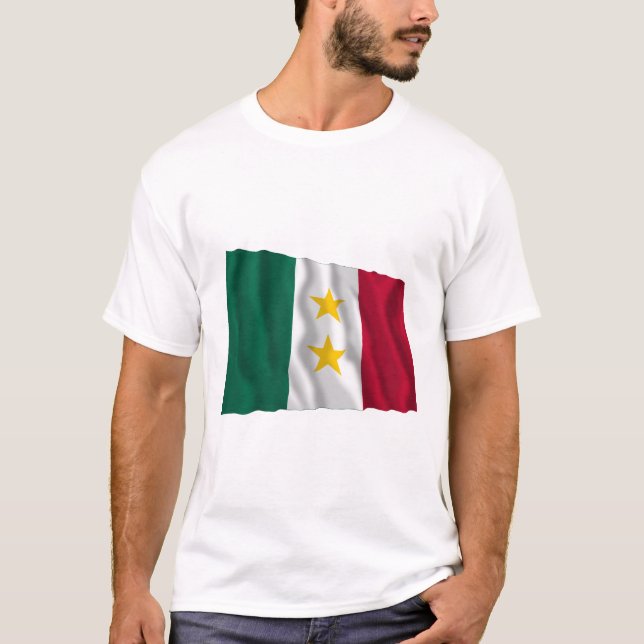 Coahuila y Tejas Flag T-Shirt (Front)