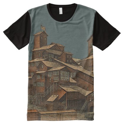 Coal Anthracite Coal Mining Coal Miner Mine Art All-Over-Print Shirt