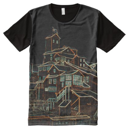 Coal Anthracite Coal Mining Coal Miner Mine neon All-Over-Print Shirt