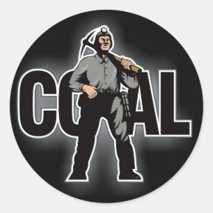 COAL CLASSIC ROUND STICKER