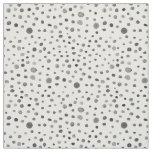 Coal Confetti Watercolor Dots Fabric