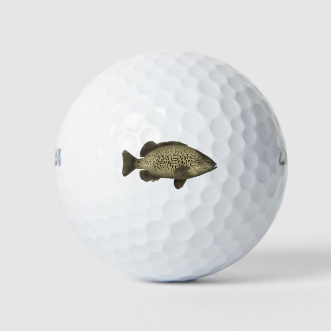 Coal Grunter Golf Balls (Front)