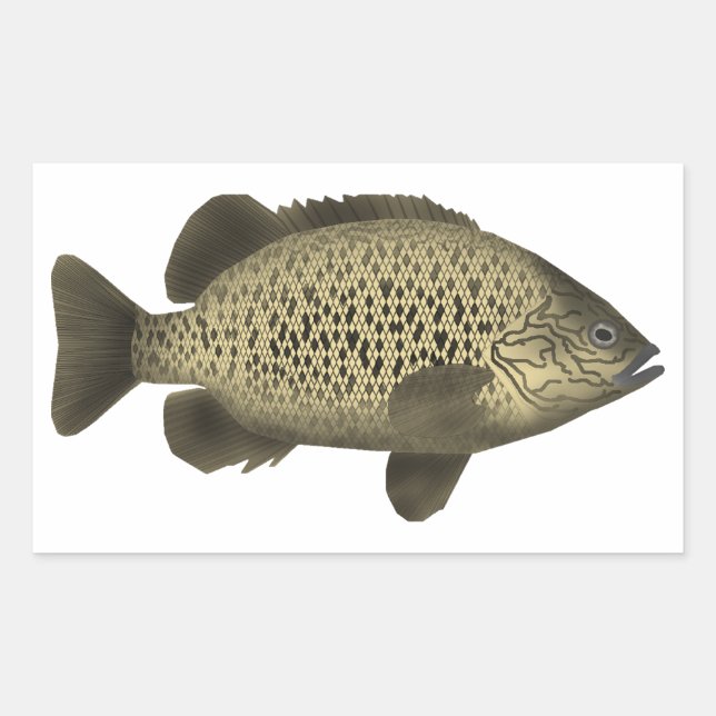 Coal Grunter Rectangular Sticker (Front)