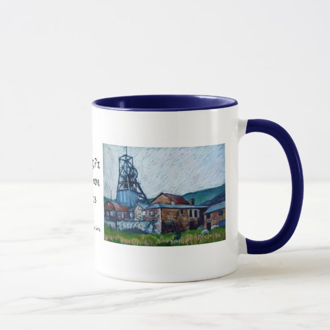 Coal Mine 'Big Pit, Blaenavon' Wales Mug (Right)