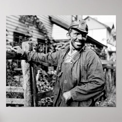 Coal Miner In West Virginia _ 1938 Poster