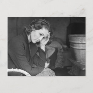 Coal miner’s daughter – 1936. postcard