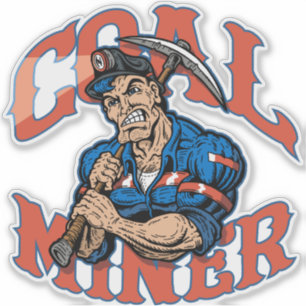 COAL MINER STICKER