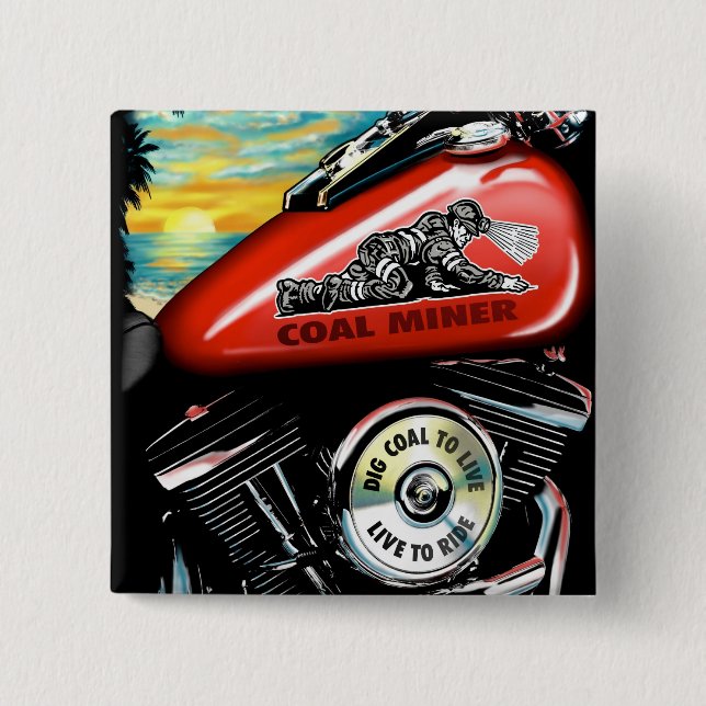 COAL MINER TANK BUTTON (Front)