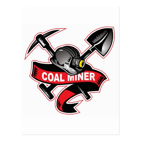 COAL MINER tattoo.jpg Postcard | Zazzle.com