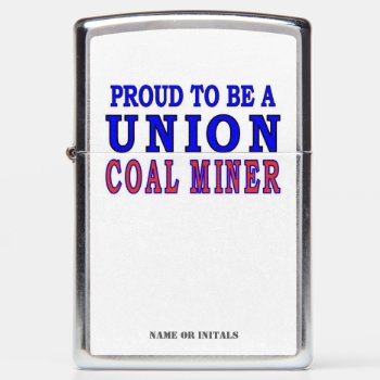 Coal Miner Zippo Lighter by ALMOUNT at Zazzle