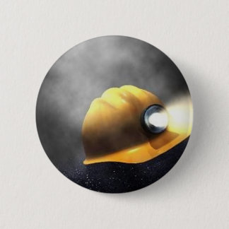 coal miners hat button