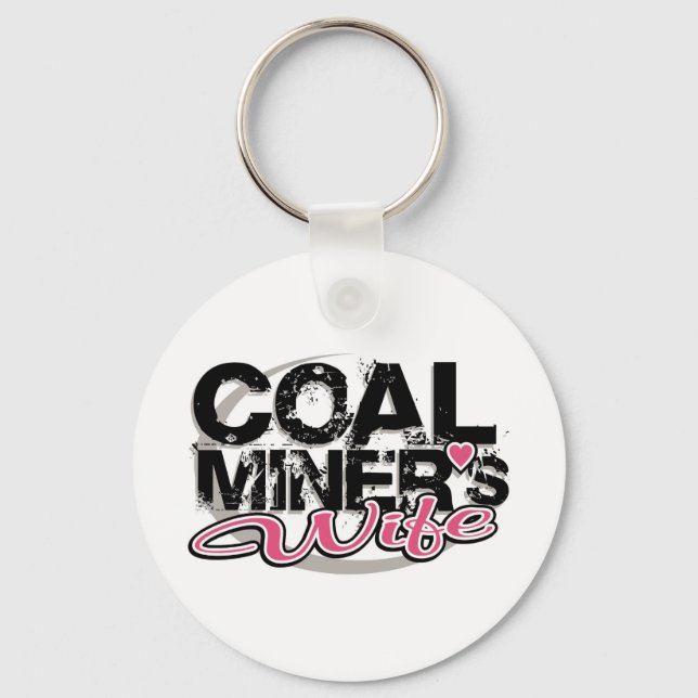 coal miner's wife keychain (Front)