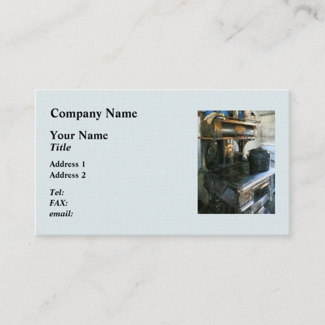 Coal Stove Business Card (Front)