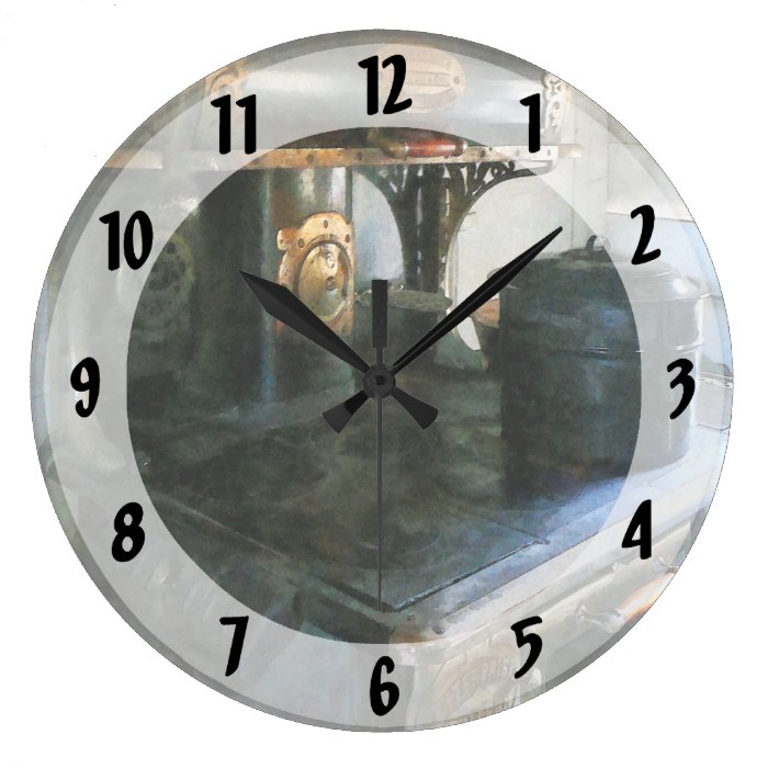 Coal Stove Clock