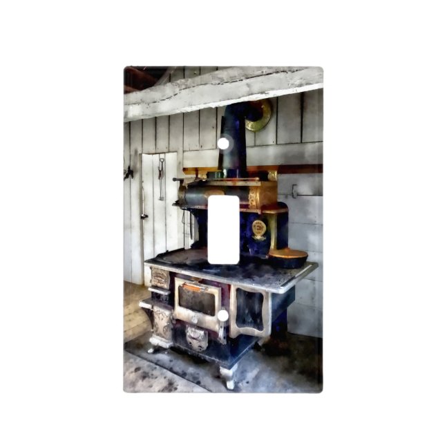 Coal Stove in Kitchen Light Switch Cover (Front)