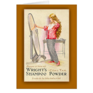 Coal Tar Shampoo Powder Art Cards