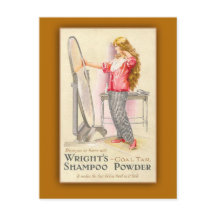 Coal Tar Shampoo Powder Art Cards