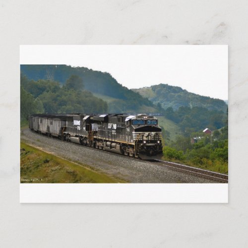 Coal Train Postcard