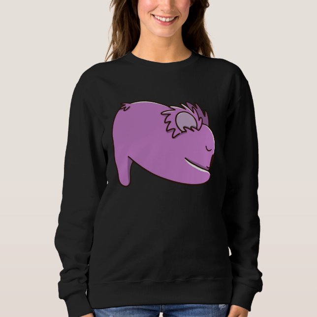 coala koala cute australia funny yoga pose sweatshirt (Front)