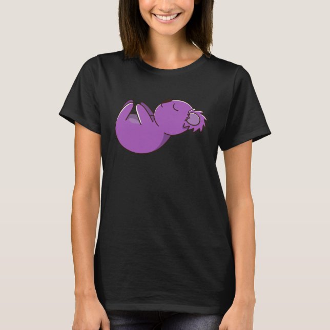 coala koala cute australia  sleeping yoga pose T-Shirt (Front)