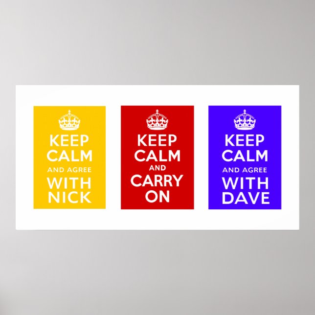 Coalition Government ~ U.K Poster (Front)