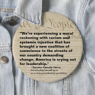 Coalition of Conscience We the People Kamala Button