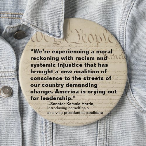 Coalition of Conscience We the People Kamala Button