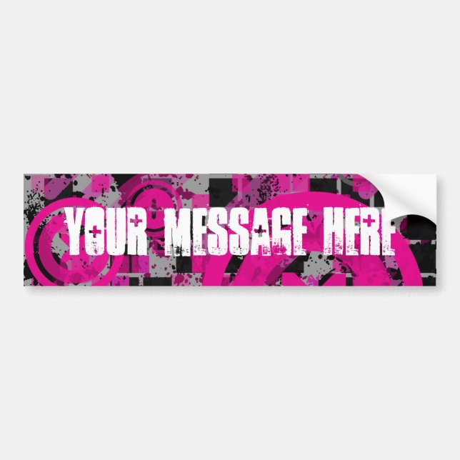 COAlitionz. Customizable Message. Bumper Sticker (Front)