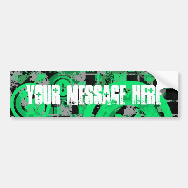 COAlitionz. Customizable Message. - Customized Bumper Sticker (Front)