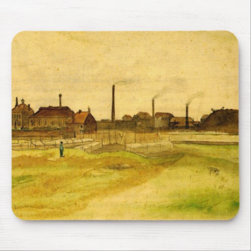 Coalmine in the Borinage by Vincent van Gogh Mouse Pad