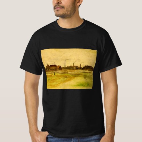 Coalmine in the Borinage by Vincent van Gogh T_Shirt