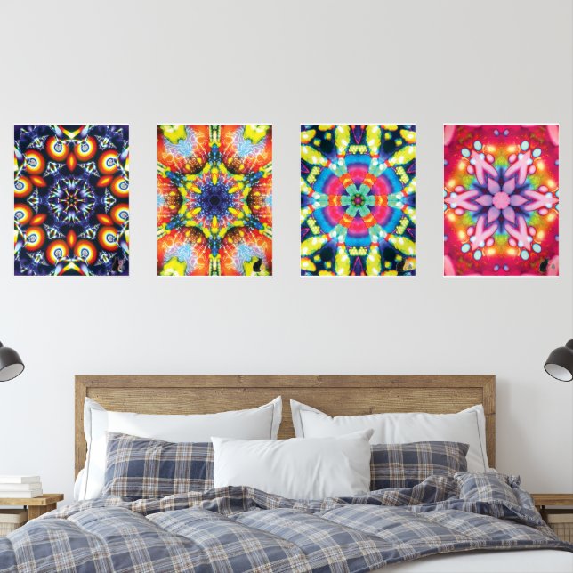 Coals, Compass, Dazzle, Deelish -  Wall Art Sets (Bedroom)