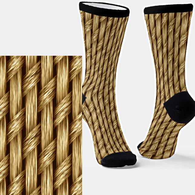 Coarse Fibres Weave Woven Look Socks (Creator Uploaded)